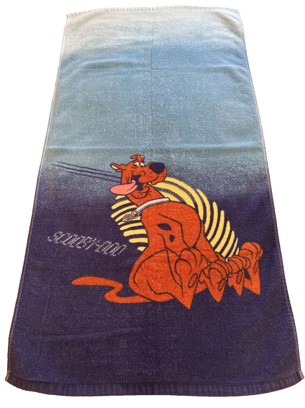 Scooby-Doo Beach Bath Towel Vintage 21.5" x 41" Cartoon Network 2003 Dog Canine